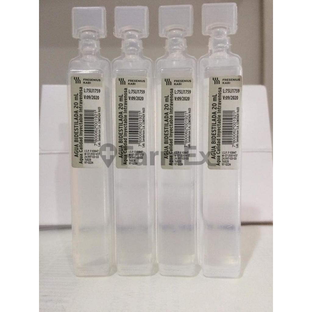 Agua Bidestilada x 20 ml SANDERSON